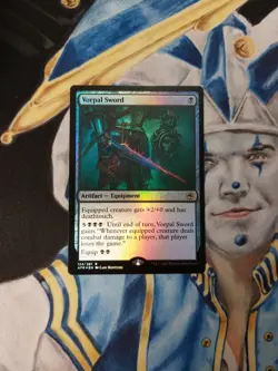 Vorpal Sword FOIL MTG Adventures in the Forgotten Realms Rare Near-Mint x1 - Image 1