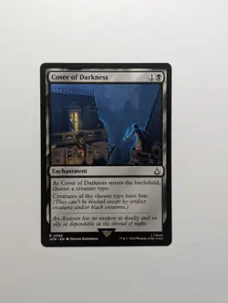 Cover of Darkness MTG Magic the Gathering Assassins Creed ACR Rare 0089 - Image 1