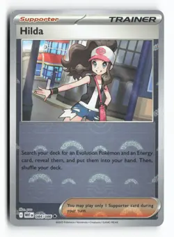 Hilda (Poke Ball) 084/086 SV: White Flare Holo Uncommon Pokemon TCG Card NM - Image 1