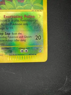 Pokemon Gloom Aquapolis Reverse Holo Uncommon 049/147 70 HP 2002 TCG - Image 5