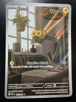 Pokemon Joltik 116/086 Sv: White Flare Illustration Rare Holo 40 HP English - Image 1