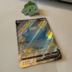 Pokemon TCG Ditto V Shining Fates SV118/SV122 Holo Shiny Holo Rare Near Mint - Image 3