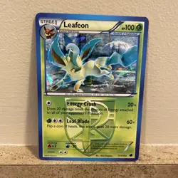 Leafeon (Cracked Ice Holo) - B&W Plasma Freeze 11/116 Rare Pokemon 2013 - LP/NM - Image 1