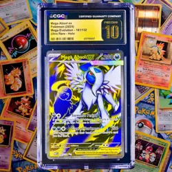 2025 Mega Absol ex Pokemon Mega Evolution Ultra Rare Holo CGC 10 Pristine - Image 1
