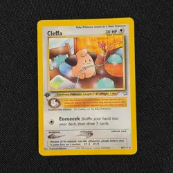 Pokemon TCG Cleffa 20/111 Neo Genesis 1st Edition - MP - Image 1
