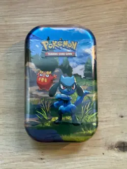 Pokemon Ascended Heroes Mini Tin Riolu And Darumaka Artwork - New & Sealed - Image 1