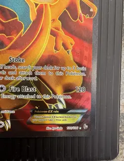Lightly Played Charizard EX - 100/106 - Full Art Ultra Rare Pokemon Flashfire LP - Image 5