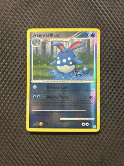 Pokemon TCG Azumarill 18/130 Reverse Holo! HP Condition! See Description! - Image 1