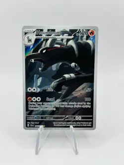 Houndoom 066/064 Shrouded Fable Illustration Rare Pokemon TCG - Image 1