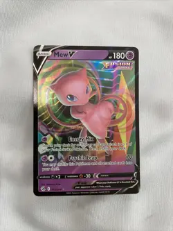 Pokemon TCG Mew V 113/264 Holo Ultra Rare Fusion Strike Set - Image 1