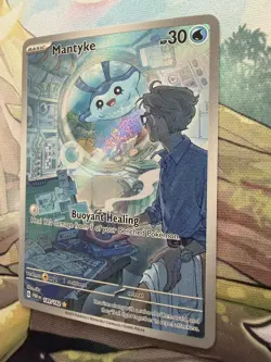 Pokemon TCG - Mantyke 189/182 Illustration Rare - SV04 Paradox Rift (English) - Image 2