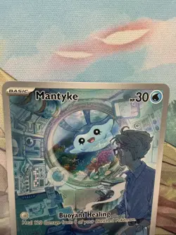 Pokemon TCG - Mantyke 189/182 Illustration Rare - SV04 Paradox Rift (English) - Image 4