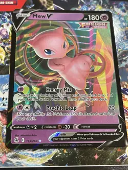 Pokemon TCG - Mew V - SWSH08: Fusion Strike - 113/264 - NM - Image 2