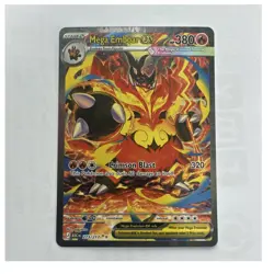 Pokemon Mega Emboar EX Full Art Holo Secret Rare 273/217 380 HP - English - Image 1