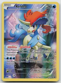 Keldeo XY118 Holo Promo XY Promo Pokemon Holo Lightly Played - Image 1