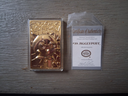 POKEMON Jigglypuff 23K Gold Plated Card Burger King Limited Edition 1999 - Image 3