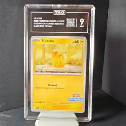 Pokemon Pikachu #214 Illustration Contest Promo TAG 9 English 2025 - Image 2