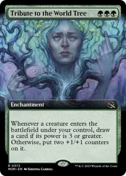 MTG English Tribute to the World Tree (Extended Art) NM Foil - Image 1