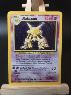 Pokemon - Alakazam - Base Set (Unlimited) - 1/102 - LP - MP - Holo Rare - Image 1