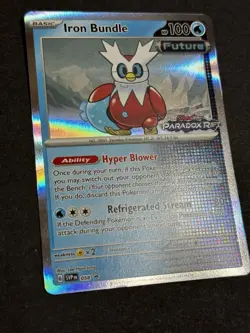 Iron Bundle SVP 058 Prerelease Promo Paradox Rift Stamped Pokemon TCG NM w/ dent - Image 5