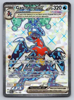 Garchomp ex 219/182 Ultra Rare Paradox Rift Pokemon Holo Near Mint - Image 1