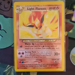 Light Flareon 46/105 Neo Destiny Unltd Regular Uncommon 80 HP EN - Image 1