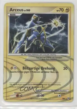 Arceus Holo German Pokemon Platinum #AR6 2009 - Image 1