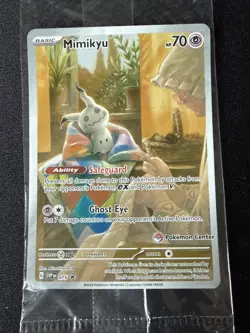 Pokemon Center Stamped Black Star Promo Mimikyu 075SVP Sealed - Image 2