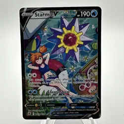 Pokemon TCG Starmie V TG13/TG30 Astral Radiance TG Full Art Holo - DAMAGED - Image 1