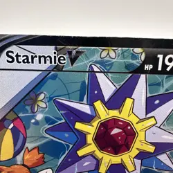 Pokemon TCG Starmie V TG13/TG30 Astral Radiance TG Full Art Holo - DAMAGED - Image 2
