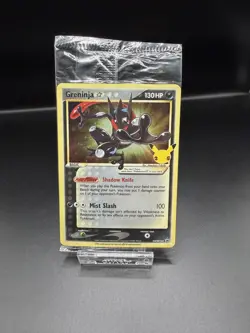 Greninja Gold Star Sealed SWSH144 2021 Celebrations Pokemon Black Star Promo - Image 1
