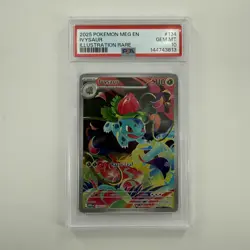 Pokemon TCG Ivysaur MEG Illustration Rare 132/132 PSA 10 Gem Mint Full Art Holo - Image 1