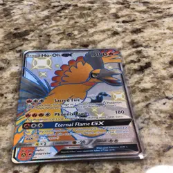 Pokemon TCG Ho-Oh GX SV50/SV94 Hidden Fates SV Full Art Holo 190 HP Eng 2019 - Image 1