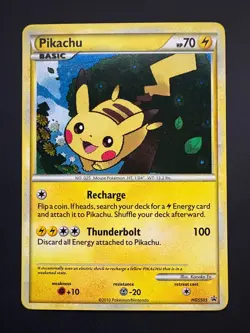 Pikachu HGSS03 Pokemon HGSS Black Star Promos Promo Near Mint 2010 - Image 1