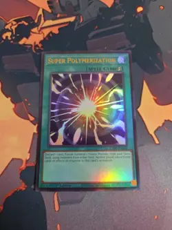 Yu-Gi-Oh TCG Card US Super Polymerization - CH01-EN033 - Ultra Rare - NM - Image 1