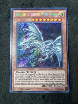 Yugioh - Blue-Eyes Alternative White Dragon - Secret - 1st - MVP1-ENS46 - NM - Image 1