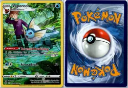 Pokemon Card - Vaporeon TG02/TG30 Brilliant Stars Trainer Gallery Holo NM - Image 3