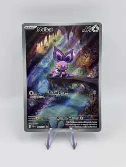 Pokemon TCG Noibat Journey Together Illustration Card 169/159 Near Mint - Image 1