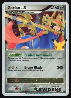 Zacian Lv. X - SWSH135 - Full Holo - SWSH Black Star Promo - Pokemon Card - Image 1