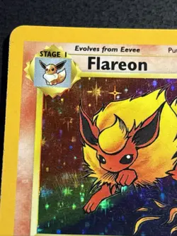 Flareon 3/64 Pokemon TCG Jungle Holo Foil Rare Card Lightly Played LP - Image 2