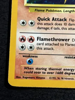 Flareon 3/64 Pokemon TCG Jungle Holo Foil Rare Card Lightly Played LP - Image 5