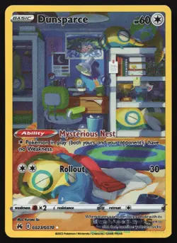 Dunsparce - GG23/GG70 - Ultra Rare - Crown Zenith - Pokemon Card - Image 1