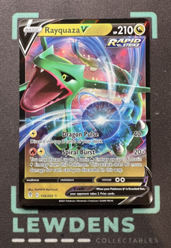 Rayquaza V - 110/203 - Ultra Rare - SWSH Evolving Skies - Pokemon Card - Image 1
