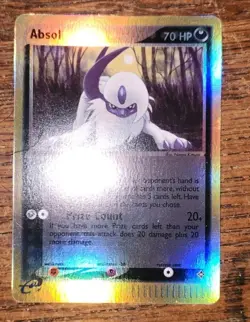 2003 Pokemon TCG EX Dragon Holo Absol #1 of 97 70 HP Card - Image 3