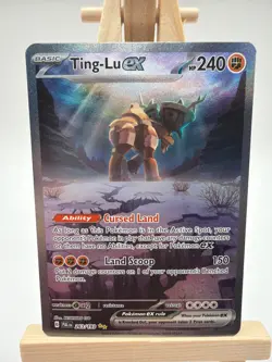 Pokemon TCG Ting-Lu EX Paldea Evolved Holo Card 263/193 Special Illustration - Image 1