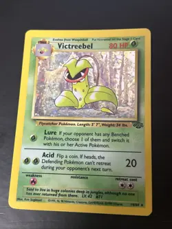 Pokemon Victreebel Jungle Holo Rare 14/64 80 English Pokemon TCG Card 1999 - Image 1
