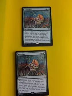 Abundance x2. C17 &ZNC rare Enchantment MTG 2 Card. - Image 1