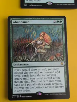 Abundance x2. C17 &ZNC rare Enchantment MTG 2 Card. - Image 2
