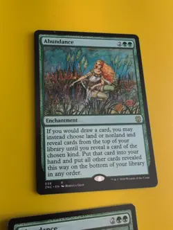 Abundance x2. C17 &ZNC rare Enchantment MTG 2 Card. - Image 4