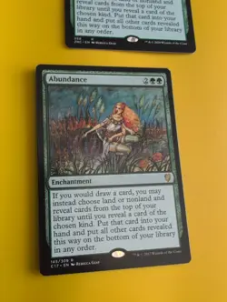 Abundance x2. C17 &ZNC rare Enchantment MTG 2 Card. - Image 5